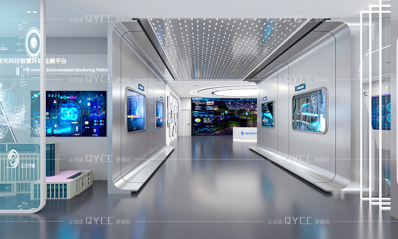 科技企业展厅设计-物联网科技展厅