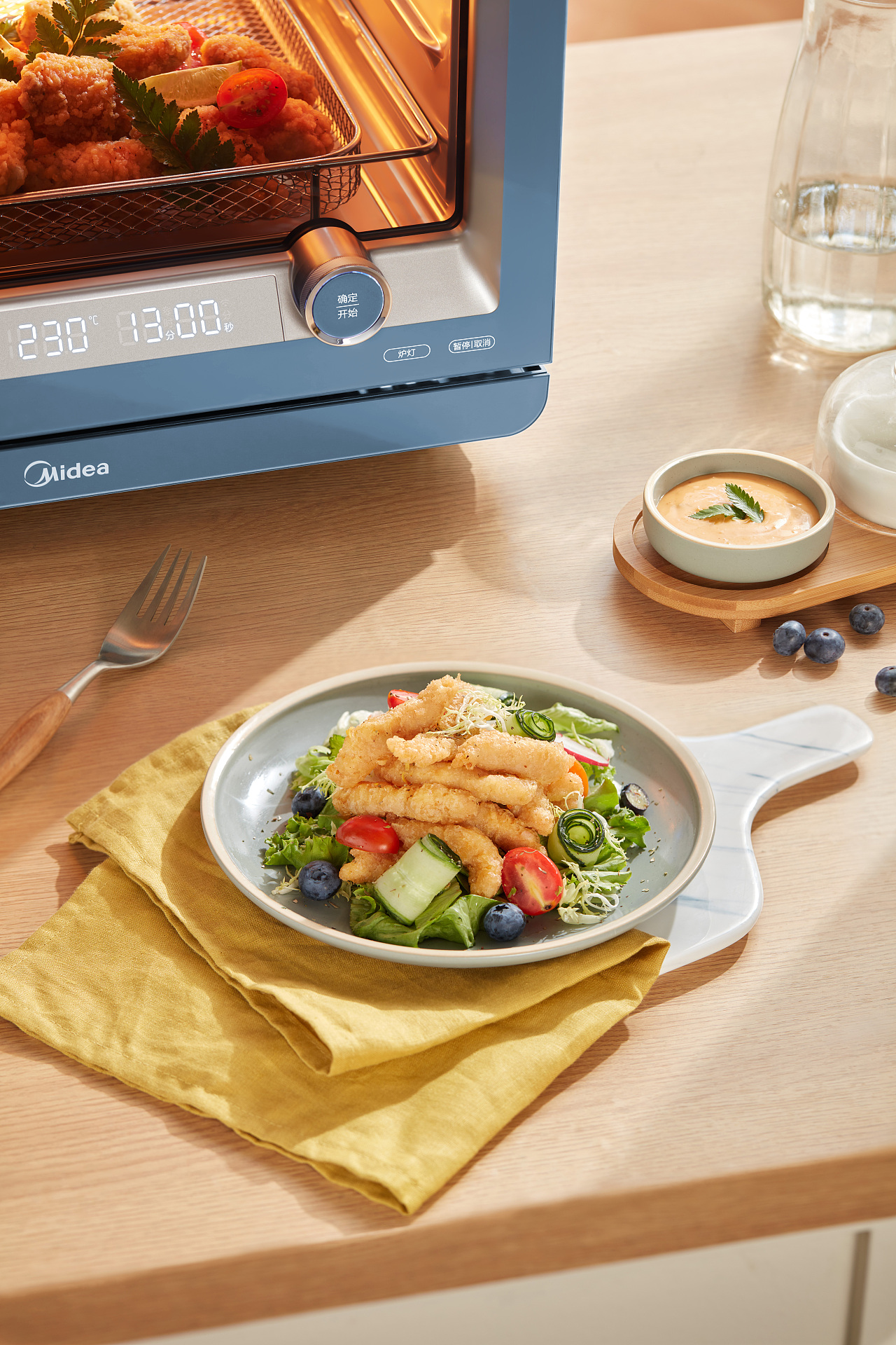 电器摄影 | 美的 s5 fry蒸烤箱海报拍摄 | cyc