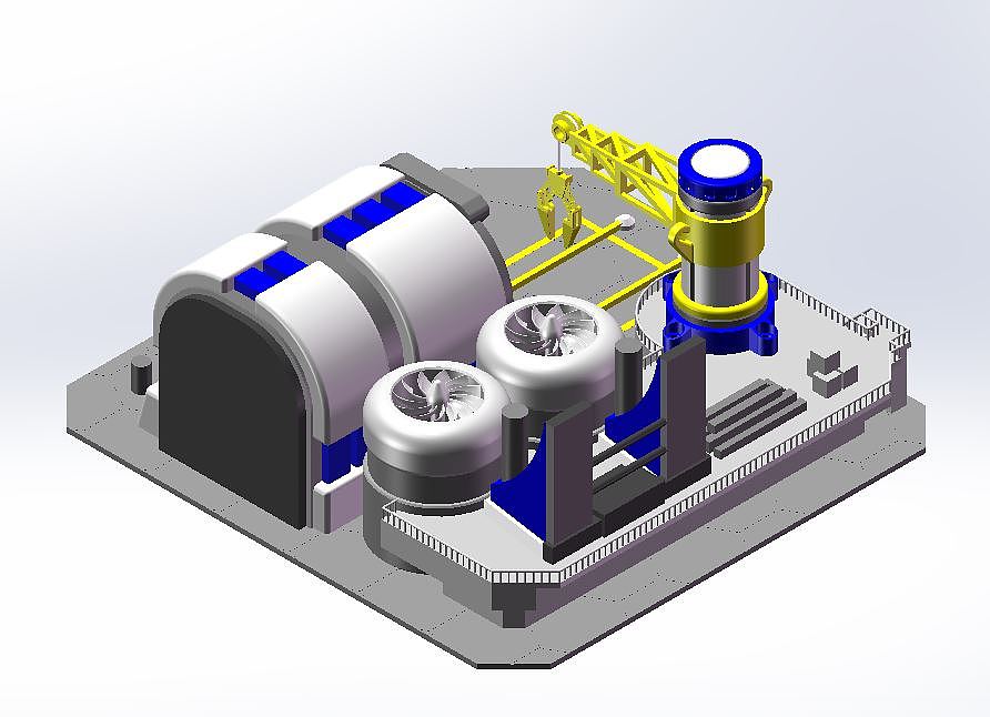 红警2盟军建造厂复刻-高还原度机械模型-SolidWorks