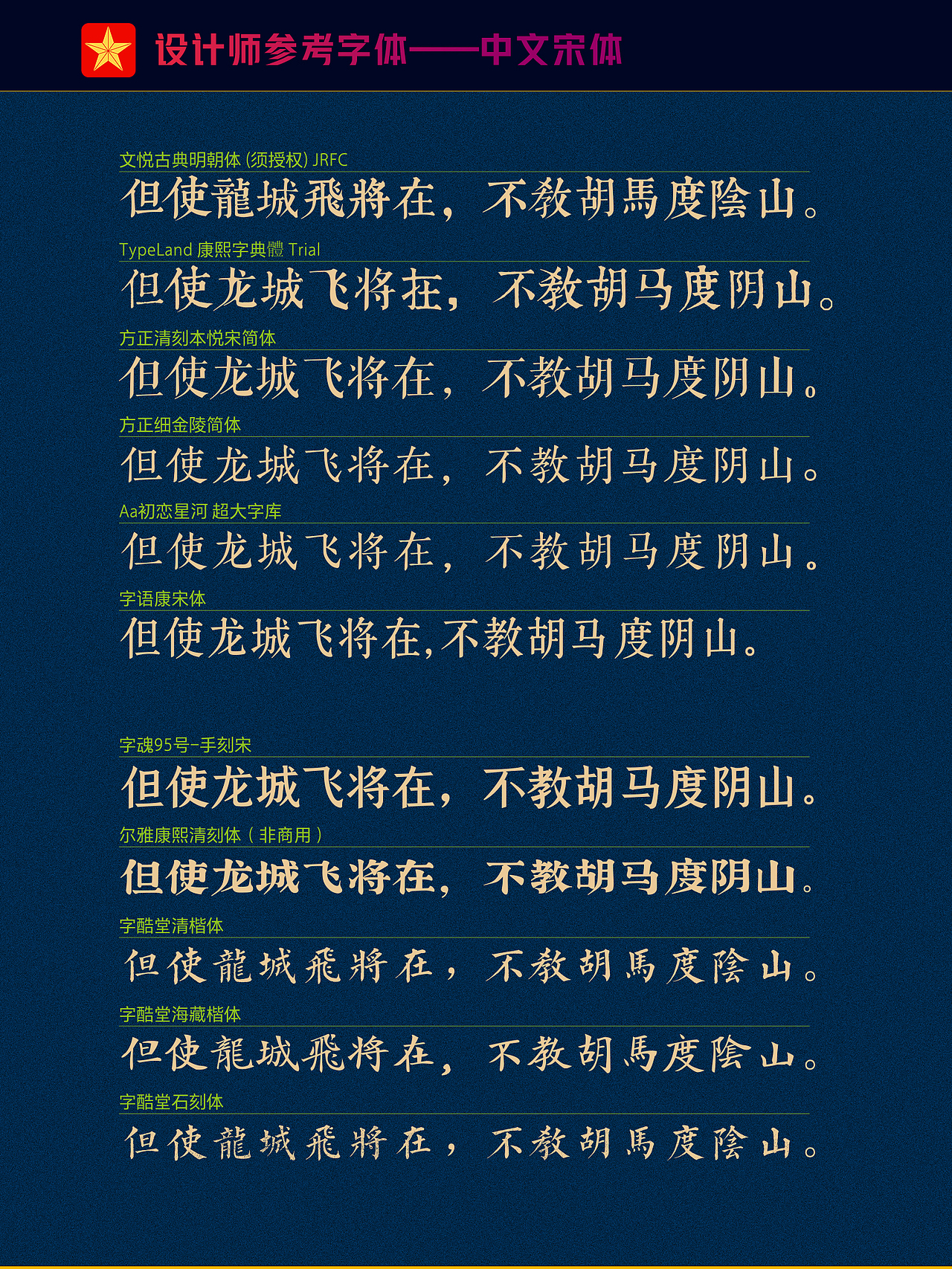 设计师常用中英文字体参考（图ZMzI2MDA5NzEy） - 字体/字形 - 站酷设计师沸腾视觉原创素材 - 站酷ZCOOL