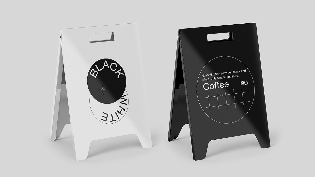 黑白咖啡｜BLACK&WHITE COFFEE 品牌设计（图ZMzA2MTUzMzQ4） - 品牌 - 站酷设计师也灿烂原创素材 - 站酷ZCOOL