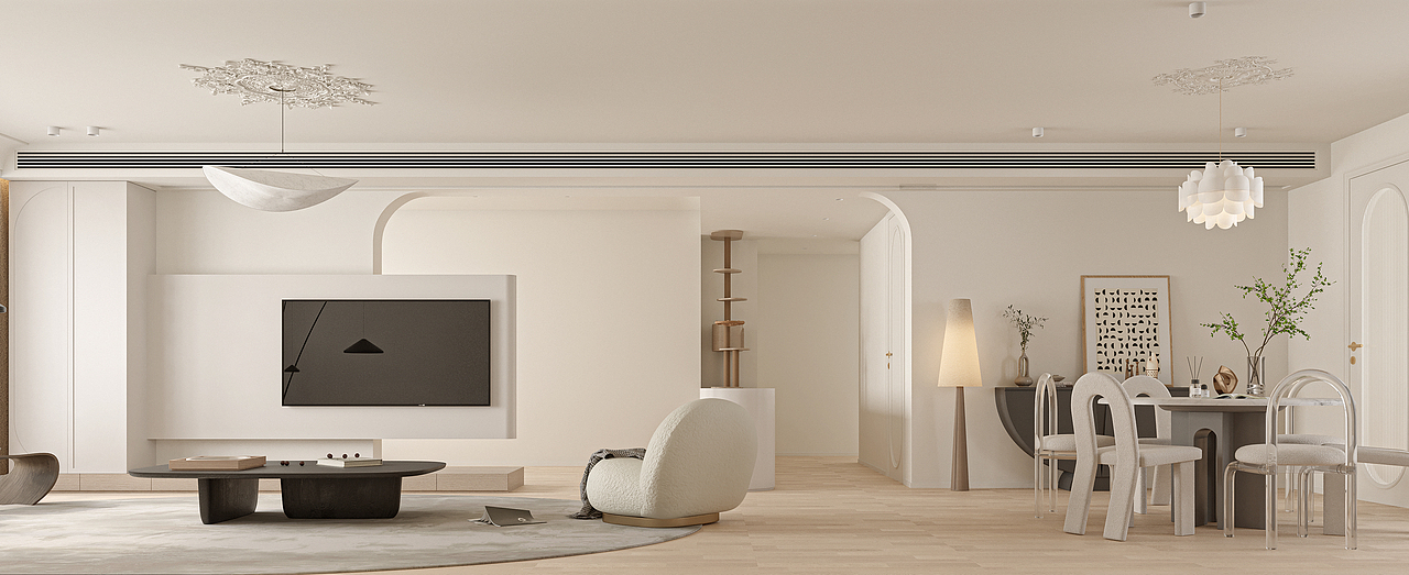 周笙笙全案设计 | 149m²90后夫妇加一只猫的家居空间