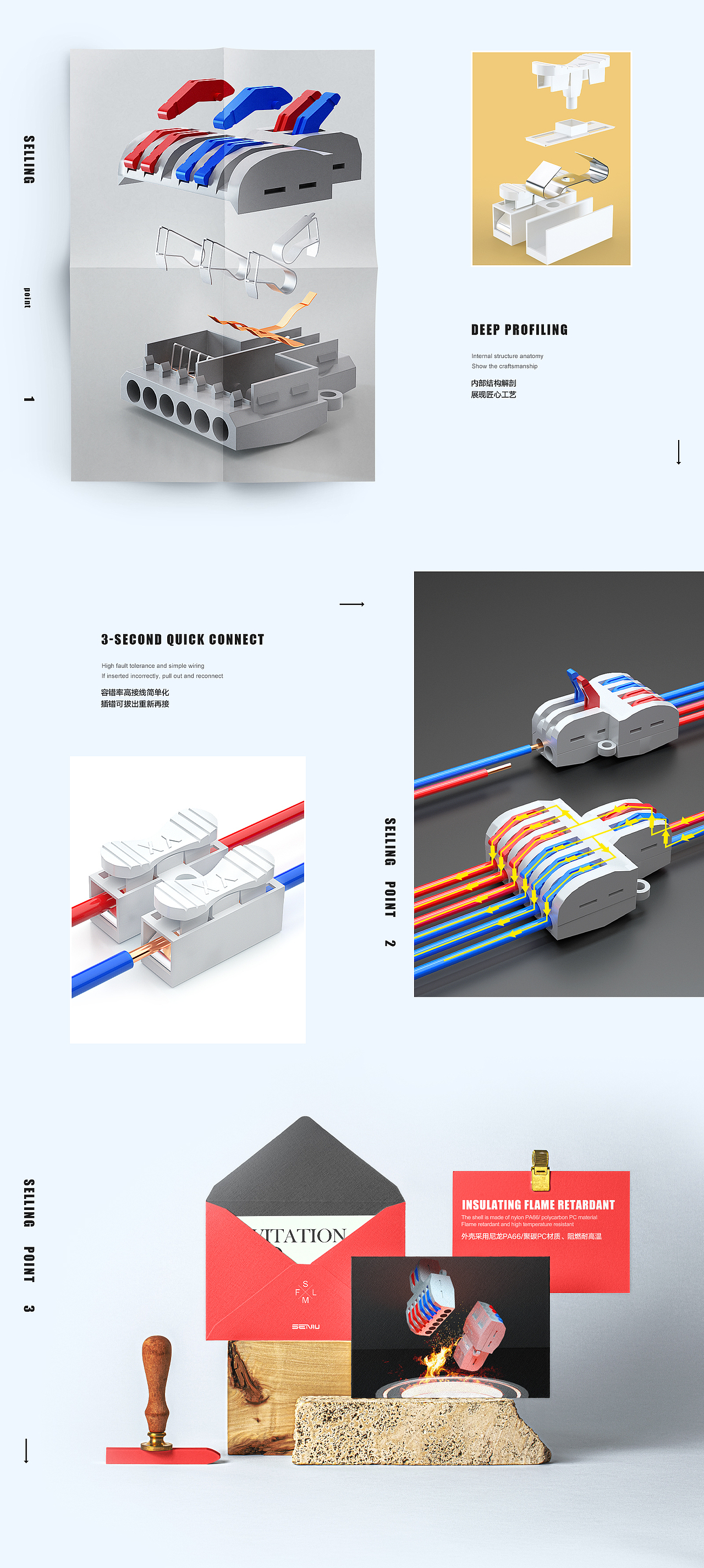 3C【网线电线接线端子】详情系列（图ZMzU3MzMwMjk2） - 电商 - 站酷设计师SENMU_森木原创素材 - 站酷ZCOOL