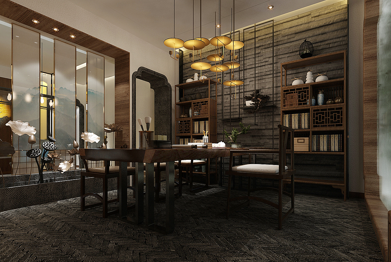 银川装修公司|银川养生会所装修设计效果图