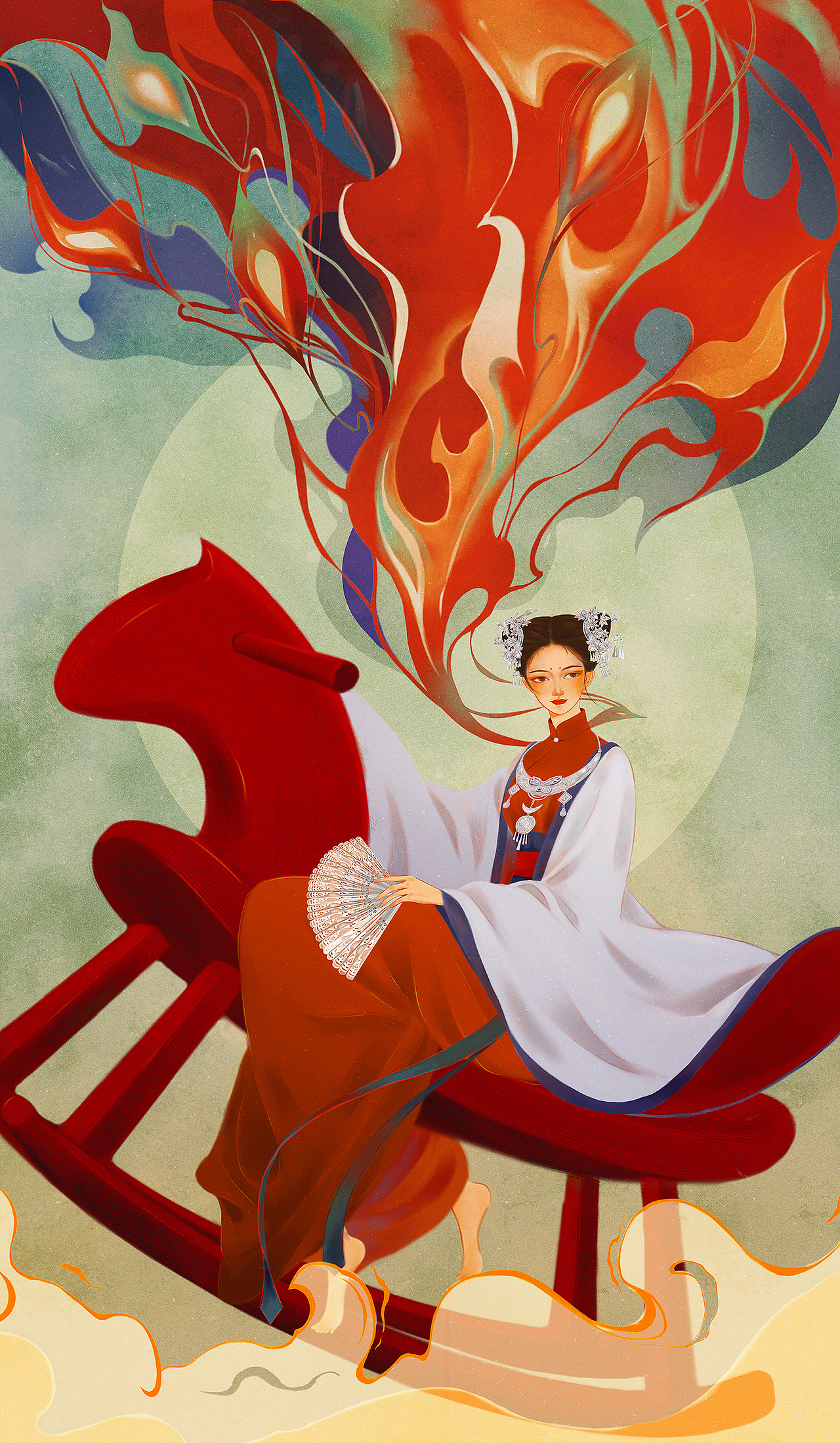 一些苗族小姐姐（图ZMzExNjgzNDUy） - 商业插画 - 站酷设计师栗二三原创素材 - 站酷ZCOOL