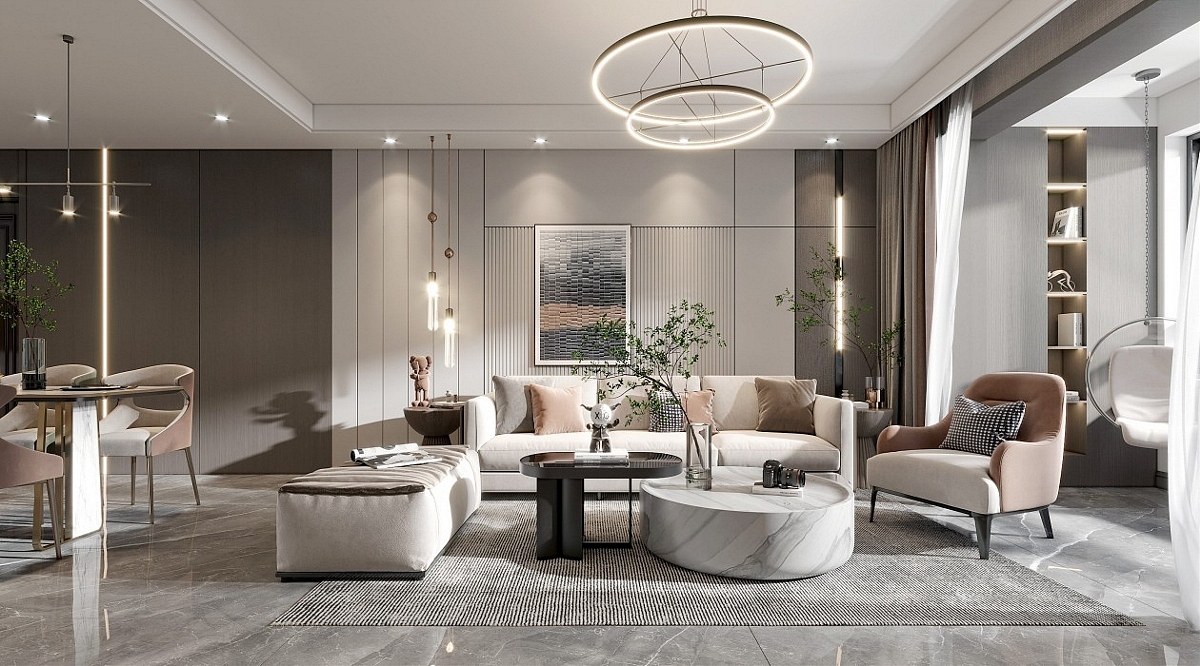 现代轻奢客餐厅设计