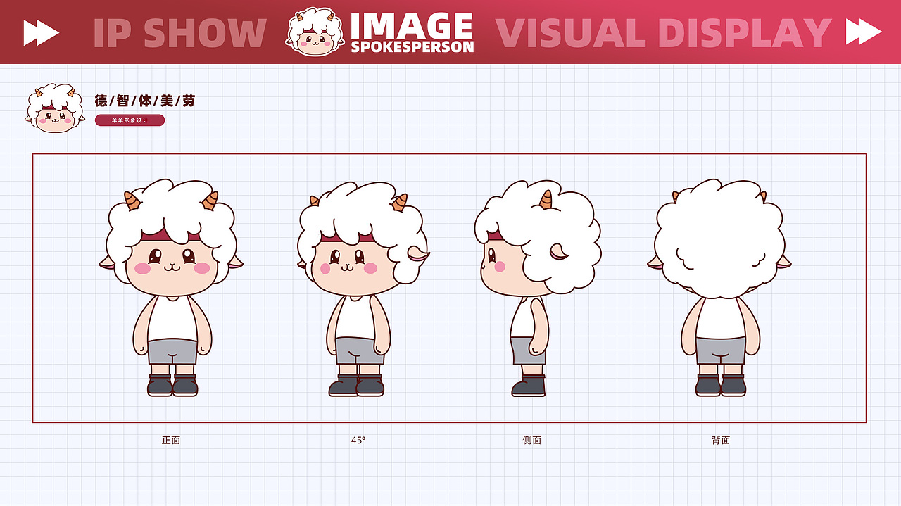 近期项目:德智体美劳校园IP形象设计