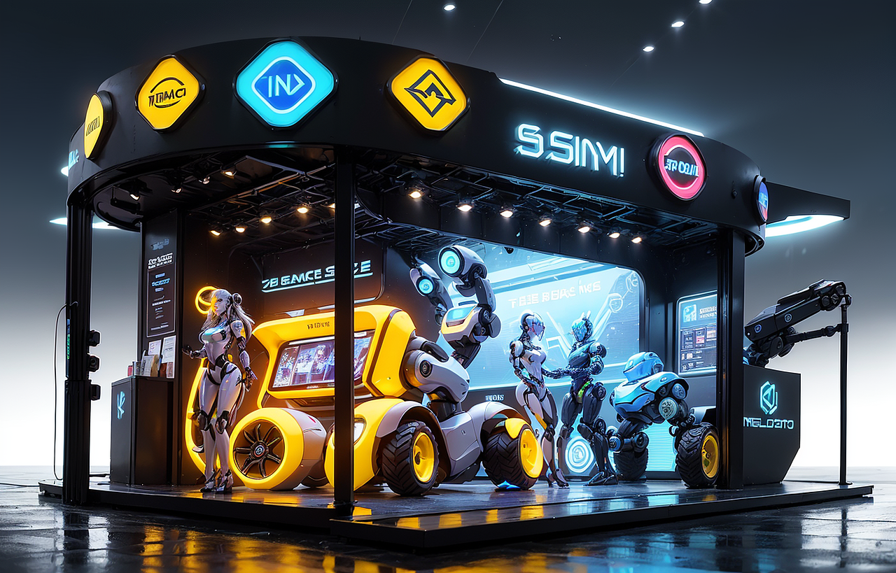 科技展台（图ZMzUwNTcwMDQ4） - 展陈设计 - 站酷设计师韦大宝Sodmi原创素材 - 站酷ZCOOL