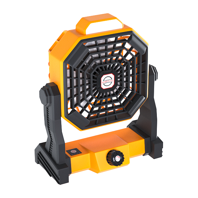 户外风扇建模渲染