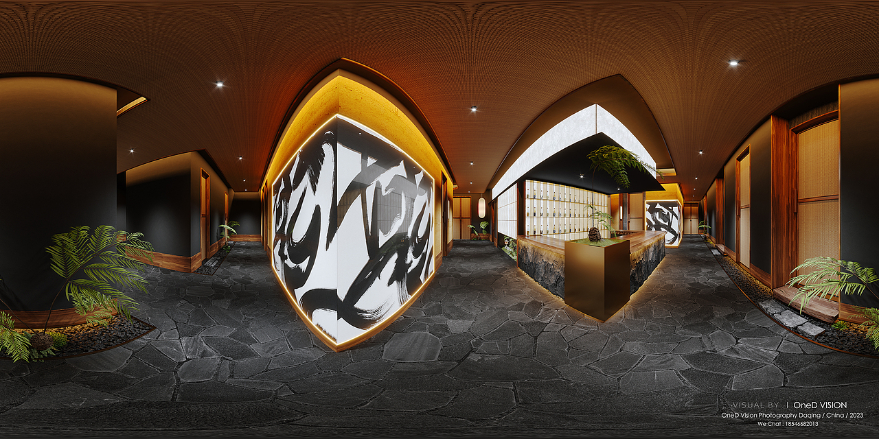 大庆蚝探长日式餐饮（图ZMzI3MzI2NTgw） - 酒店餐饮设计 - 站酷设计师CGI_OneD原创素材 - 站酷ZCOOL