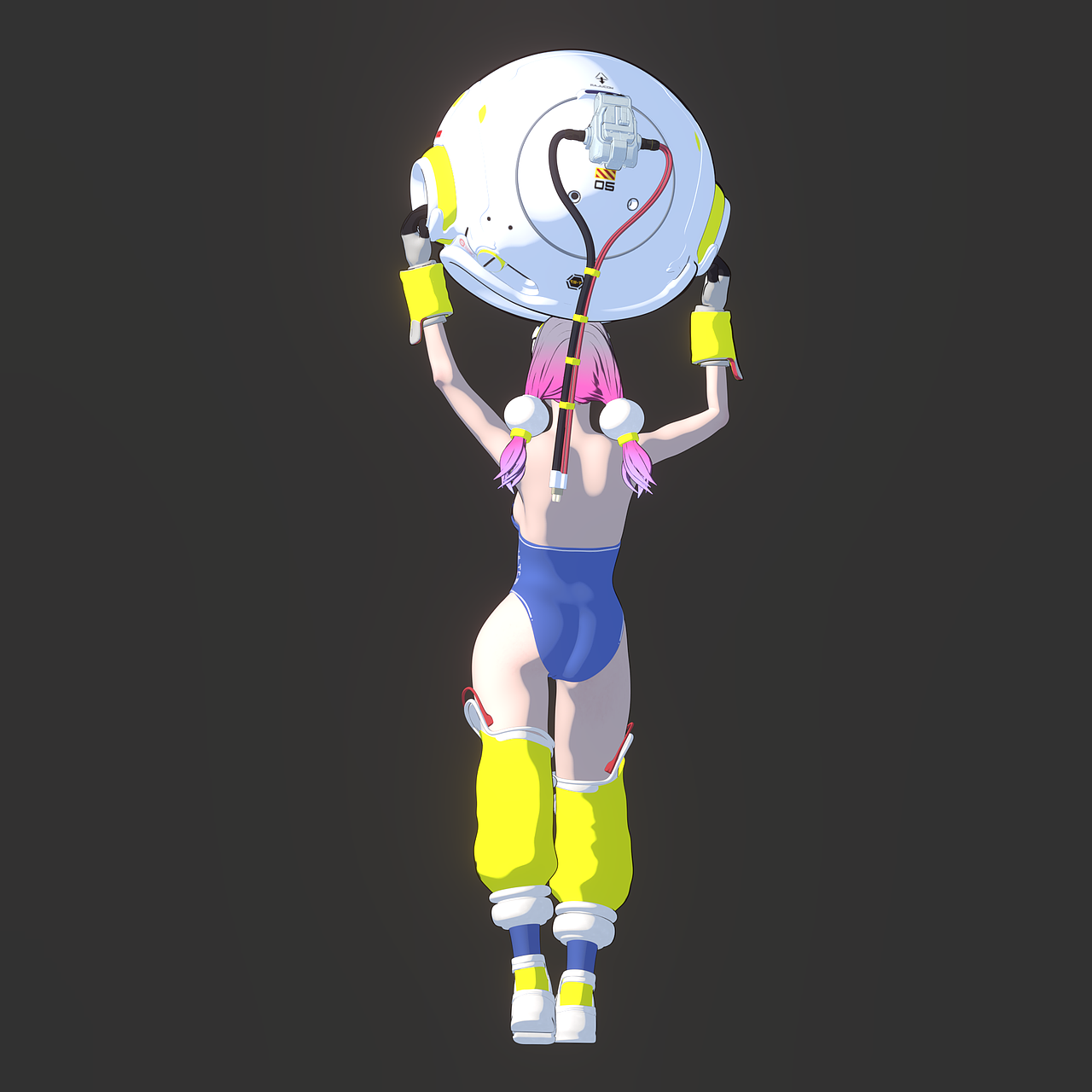 少女建模渲染（图ZMzQzNjUxMjYw） - 人物/生物 - 站酷设计师次客an原创素材 - 站酷ZCOOL