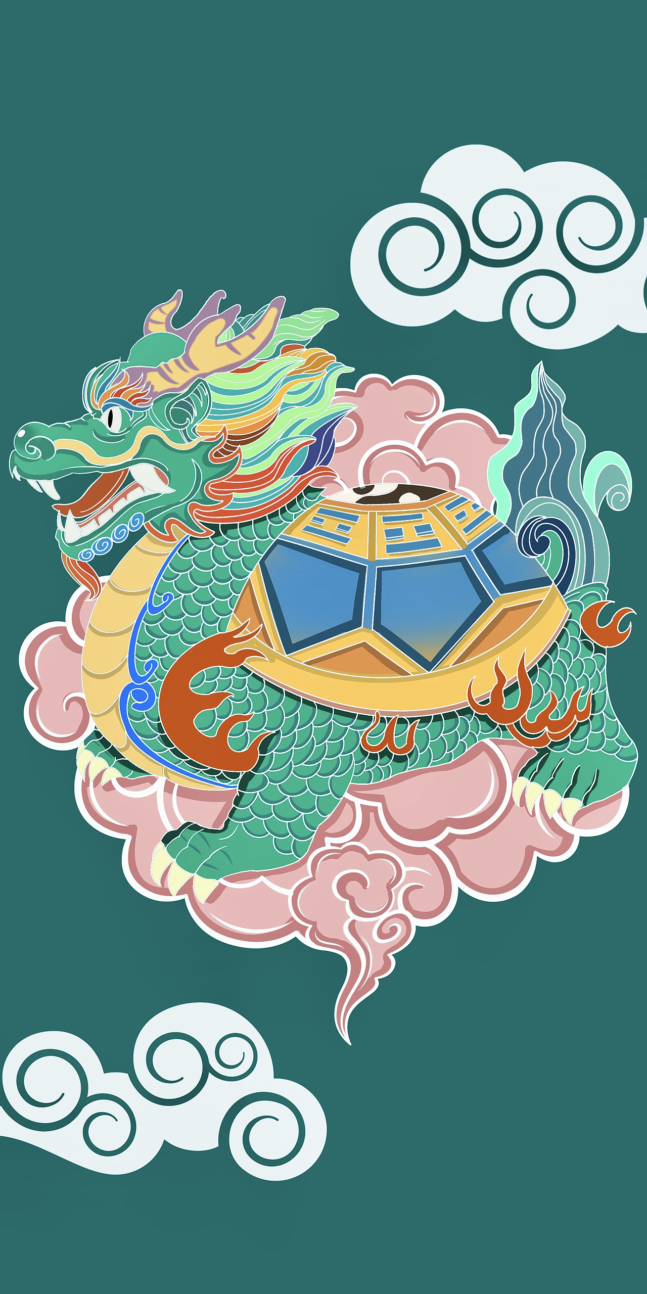 臻藏瑞兽（图ZMzE5NDA1MzMy） - 艺术插画 - 站酷设计师小阿绯原创素材 - 站酷ZCOOL