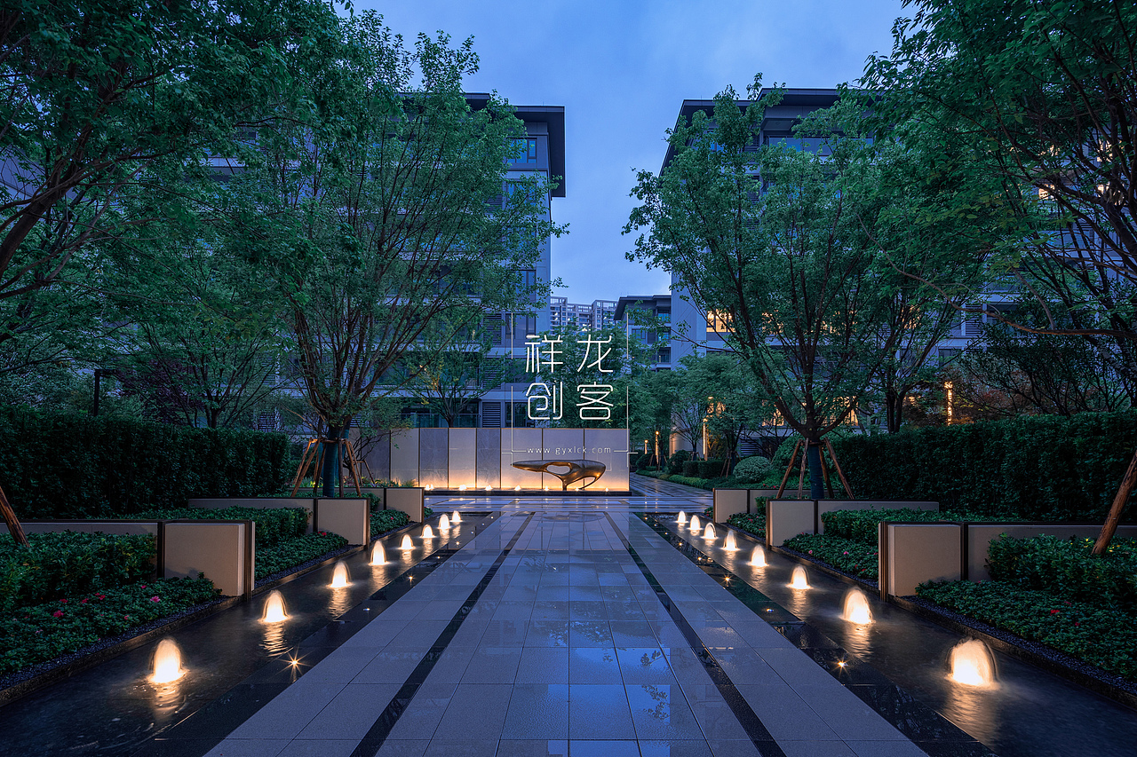 万科璞誉洋房交付园林建筑空间摄影(贵阳)