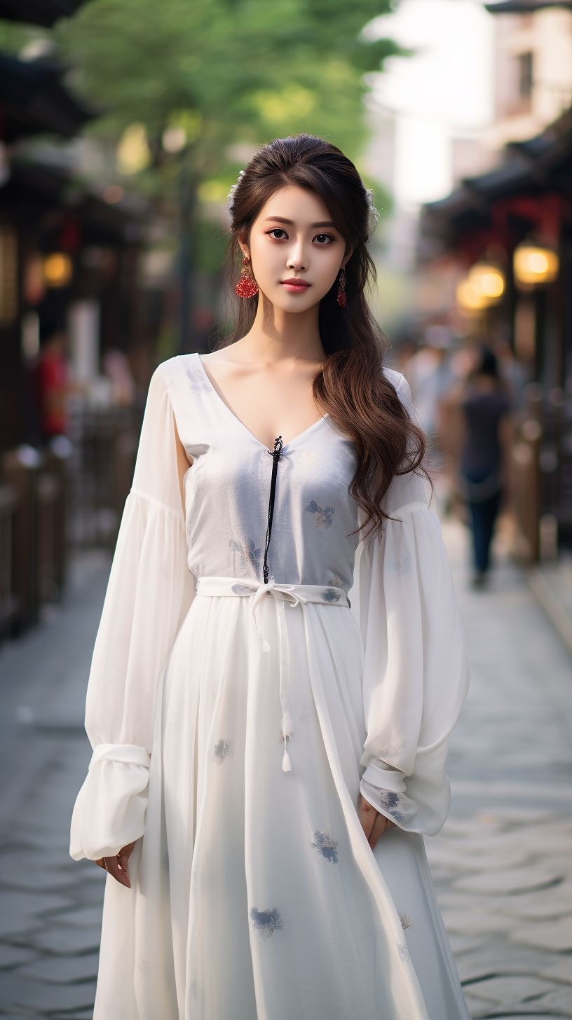 穿汉服的小姐姐6|汉服设计