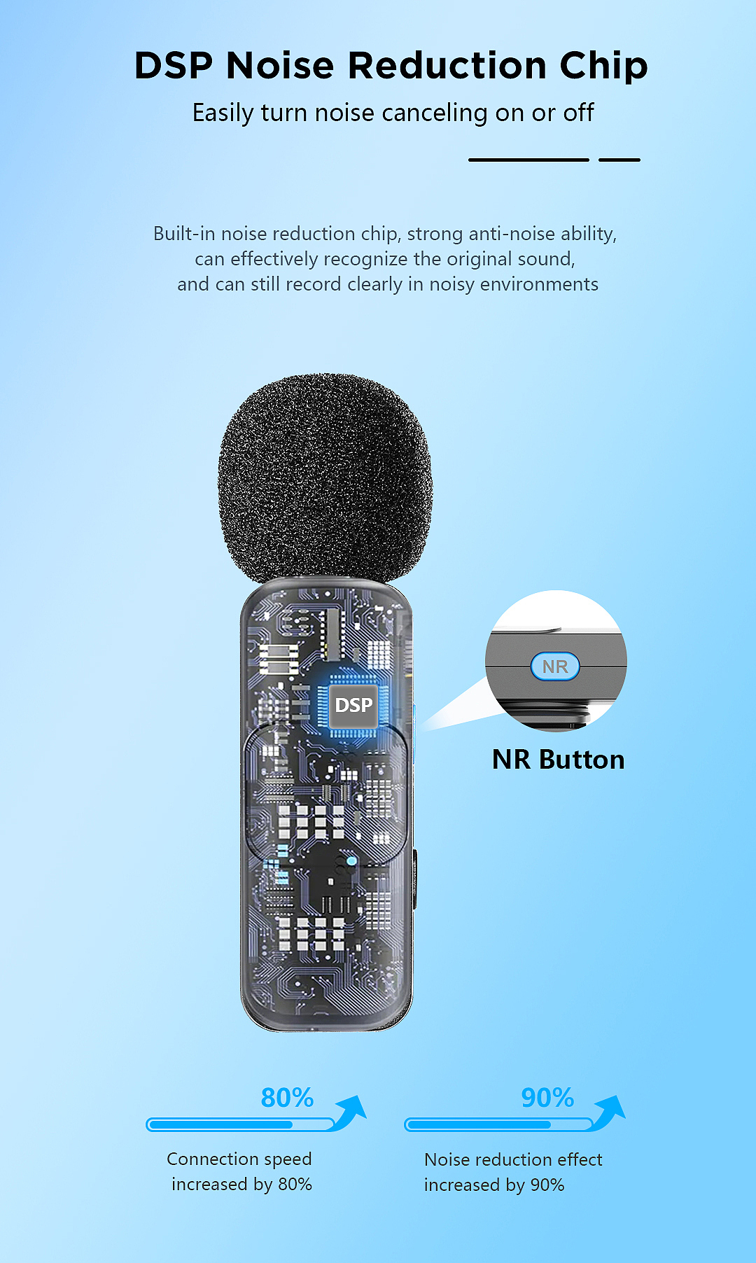 无线录音麦克风