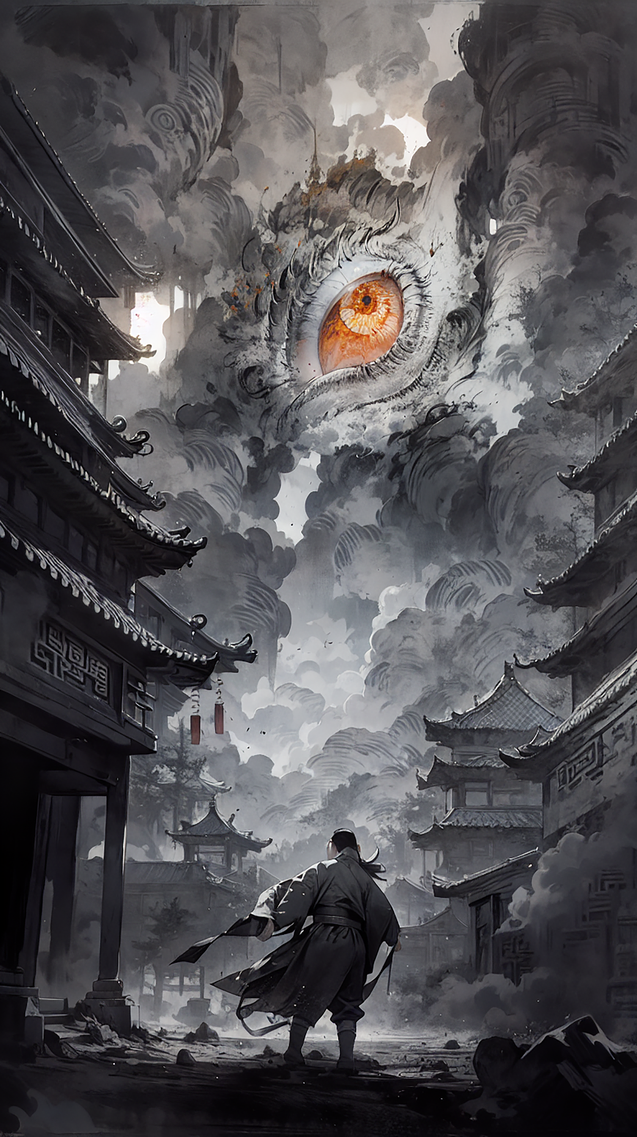 影视剧，剧本杀概念海报（未完成作品）（图ZMzQ1OTAyMDI0） - 艺术插画 - 站酷设计师仇子熹原创素材 - 站酷ZCOOL