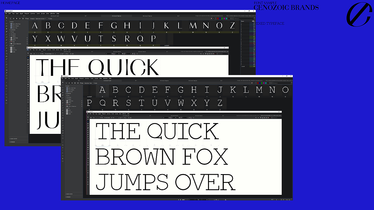 Cenozoic Brands Typography（图ZMzI5OTI5NTIw） - 品牌 - 站酷设计师YujianHuang原创素材 - 站酷ZCOOL