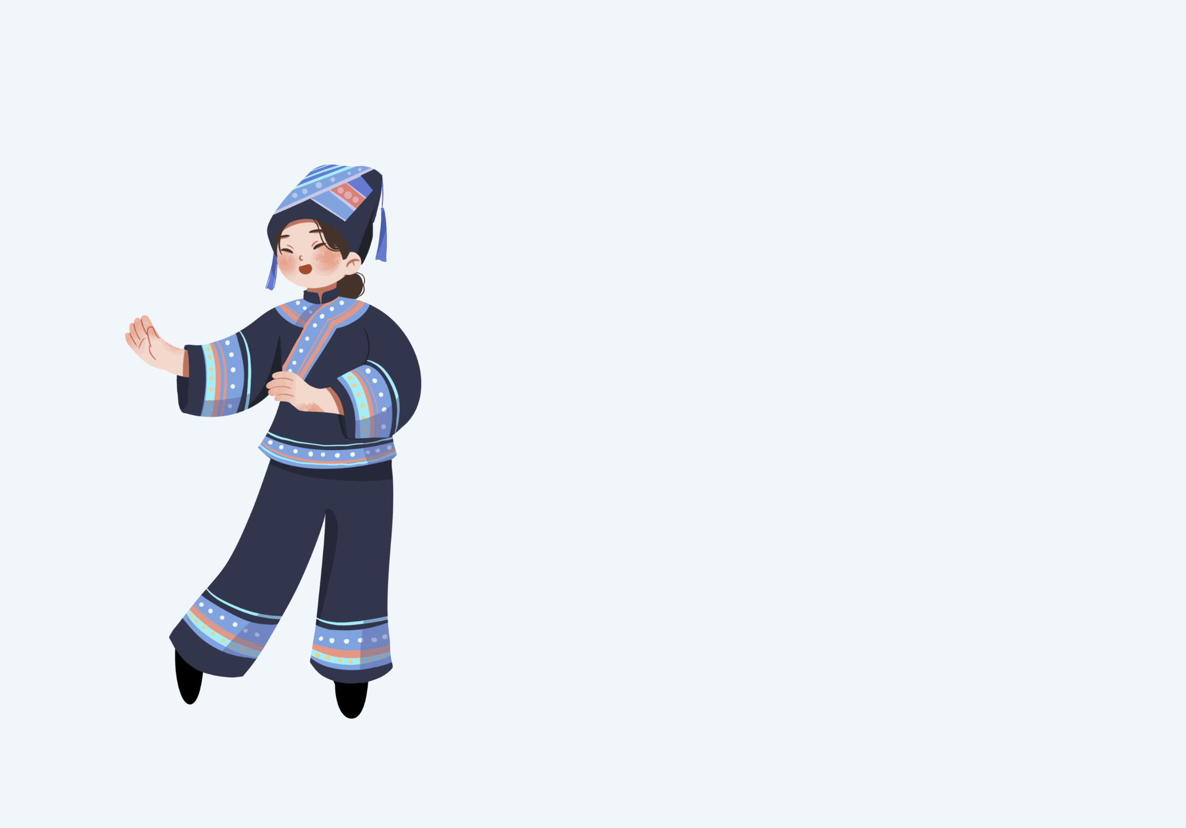 民族人物插画（图ZMzYwMzkxOTM2） - 绘本 - 站酷设计师啊盖桑原创素材 - 站酷ZCOOL
