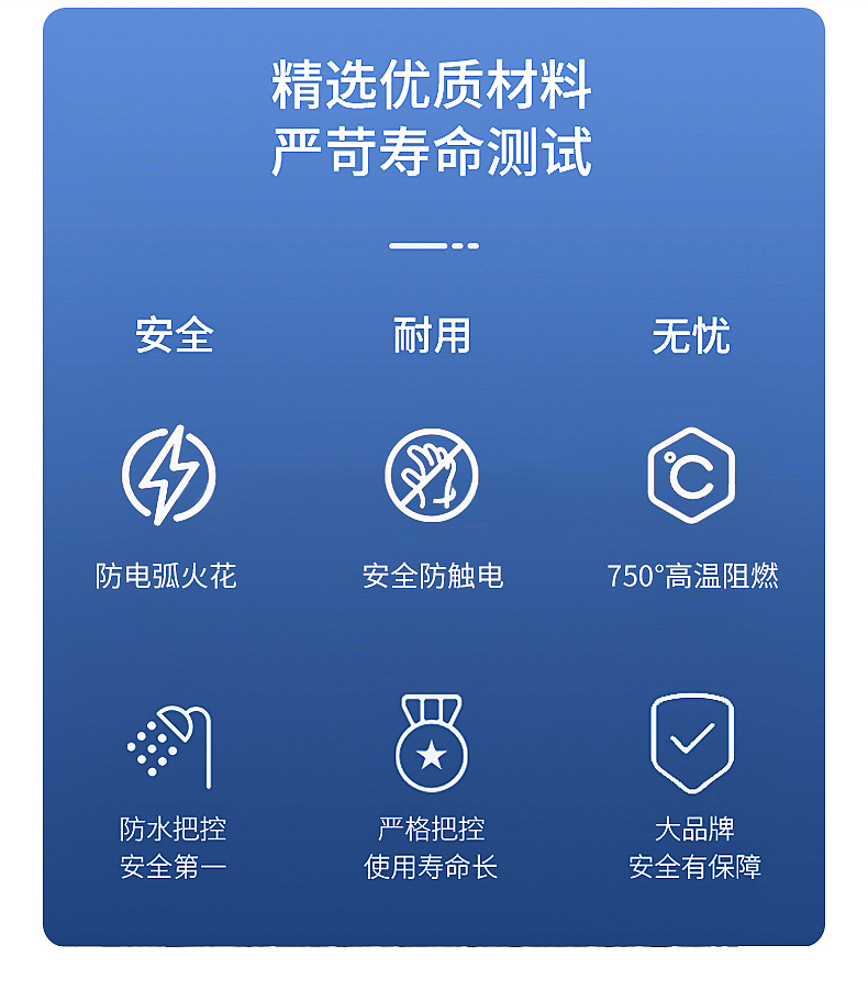 防水防触电墙插