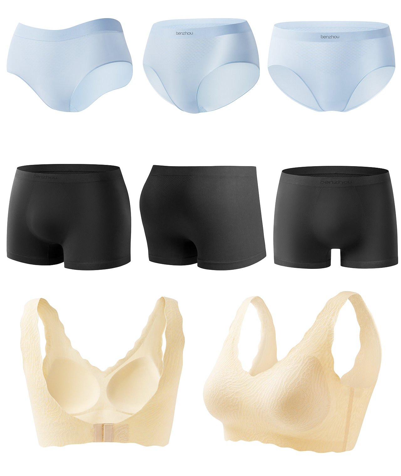 女士内裤|男士内裤|女士文胸 立体图修图（图ZMzMxMjI5OTI0） - 修图/后期 - 站酷设计师青禾修图师原创素材 - 站酷ZCOOL