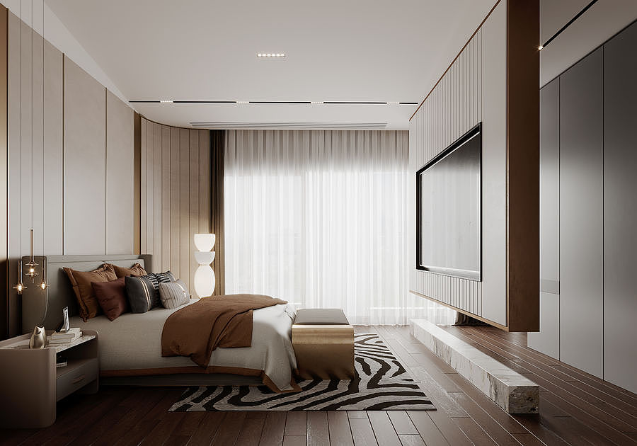 鸿烨表现|现代轻奢的风格都会透露着高级