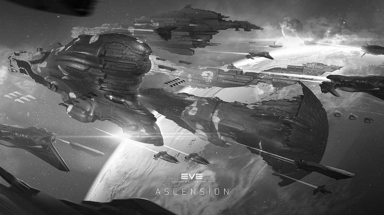 EVE Acsension 概念海报（图ZMzQyMjYwNDQ0） - 概念设定 - 站酷设计师插画师YAN原创素材 - 站酷ZCOOL
