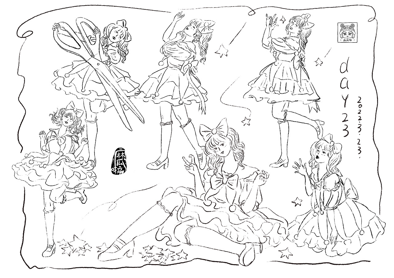 【麻瓜啦MGL】2022年3月1日-4月29日速写60天打卡合集（图ZMzA1NTU4NjM2） - 创作习作 - 站酷设计师麻瓜啦MGL原创素材 - 站酷ZCOOL