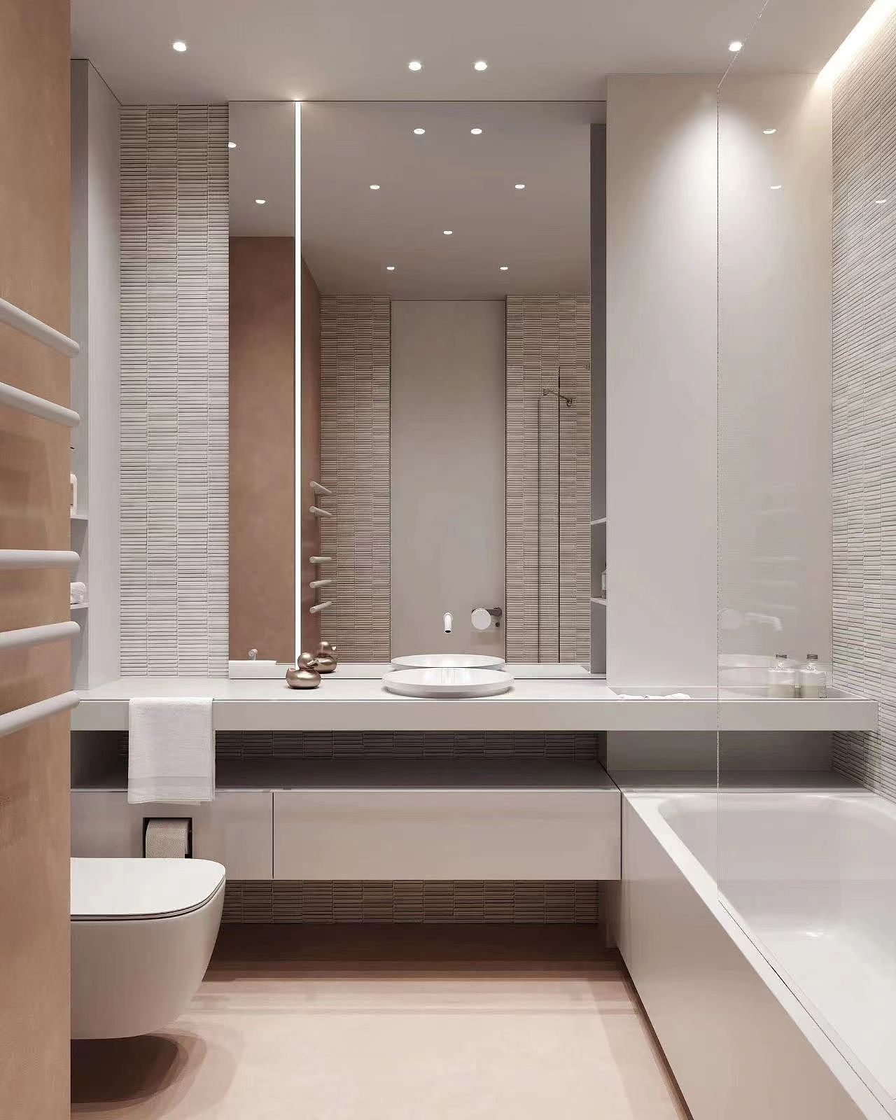 135㎡现代轻奢灰白撩人气质风