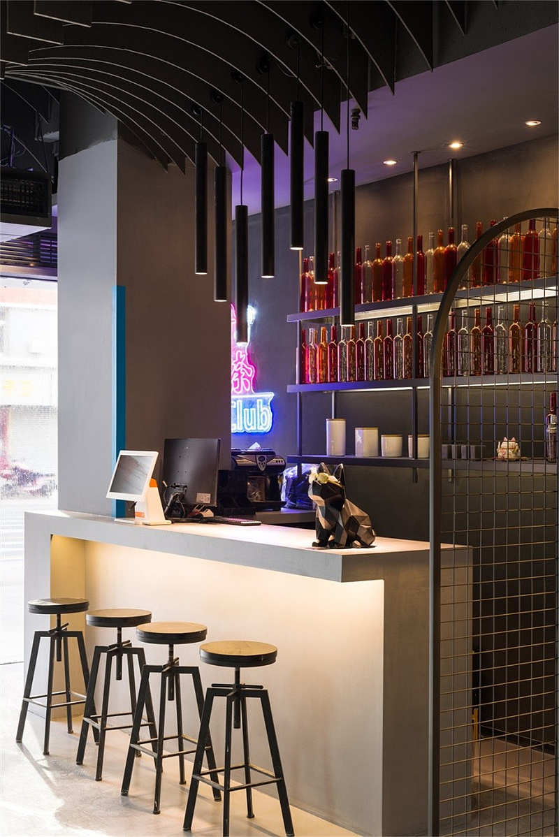 美发店装修设计|美发沙龙设计|理发店设计|美业设计|理发店装修