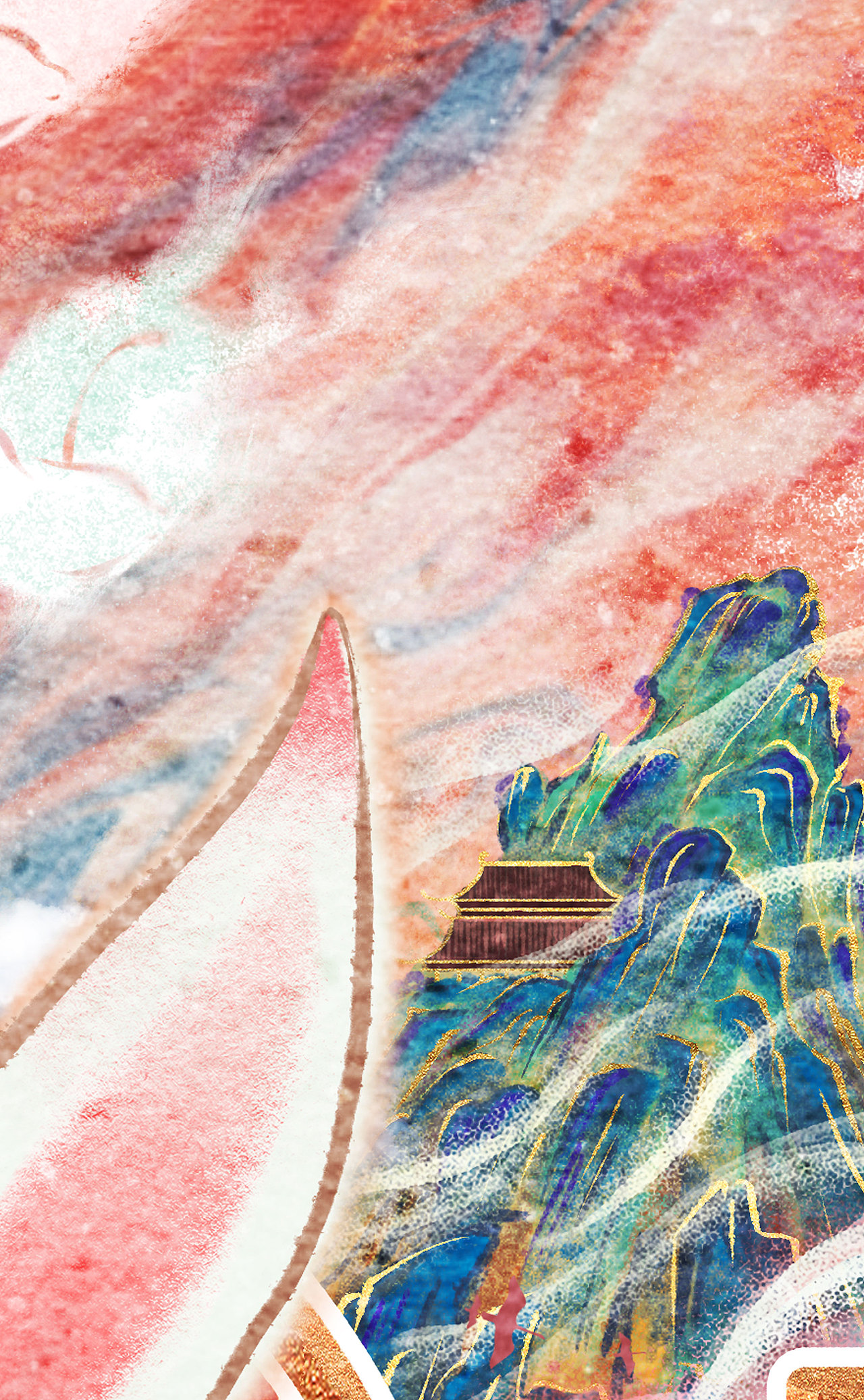 数字岩彩,兔年大吉