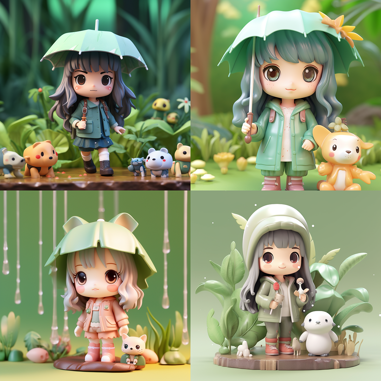 MJ还是懂我的少女心-IP关键词咒语（图ZMzQwNzAyMDg0） - AI作品 - 站酷设计师狮子白原创素材 - 站酷ZCOOL