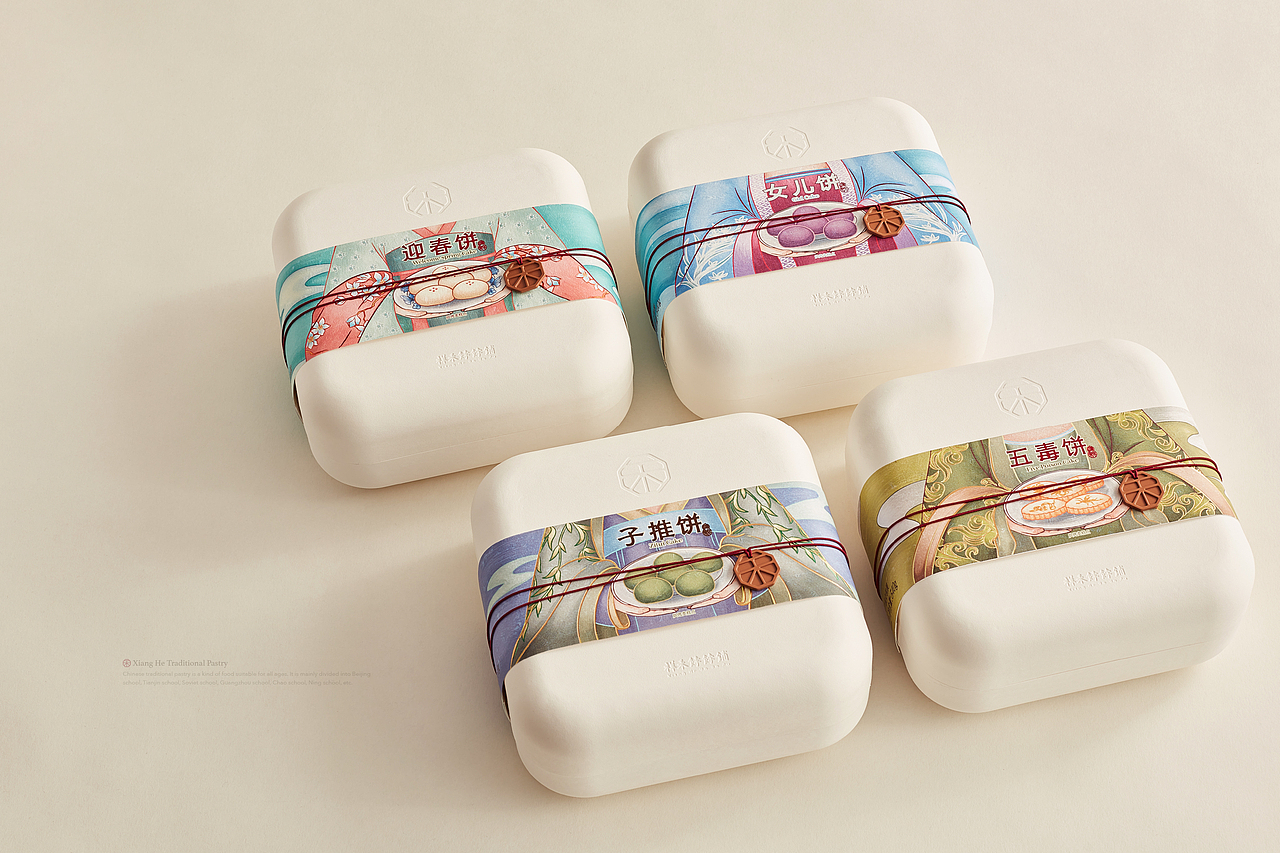 【祥禾饽饽铺】时令糕点包装