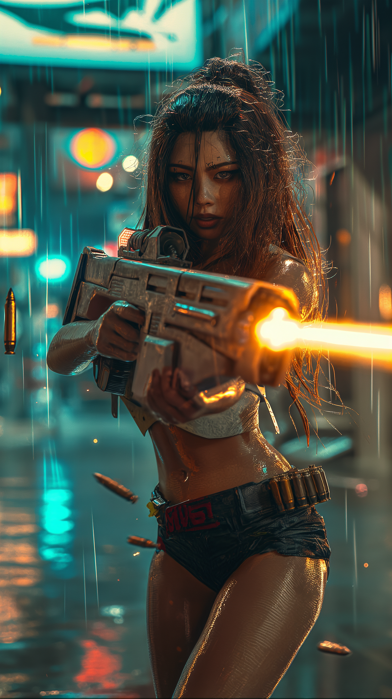 AICG | 赛博朋克风AI插画