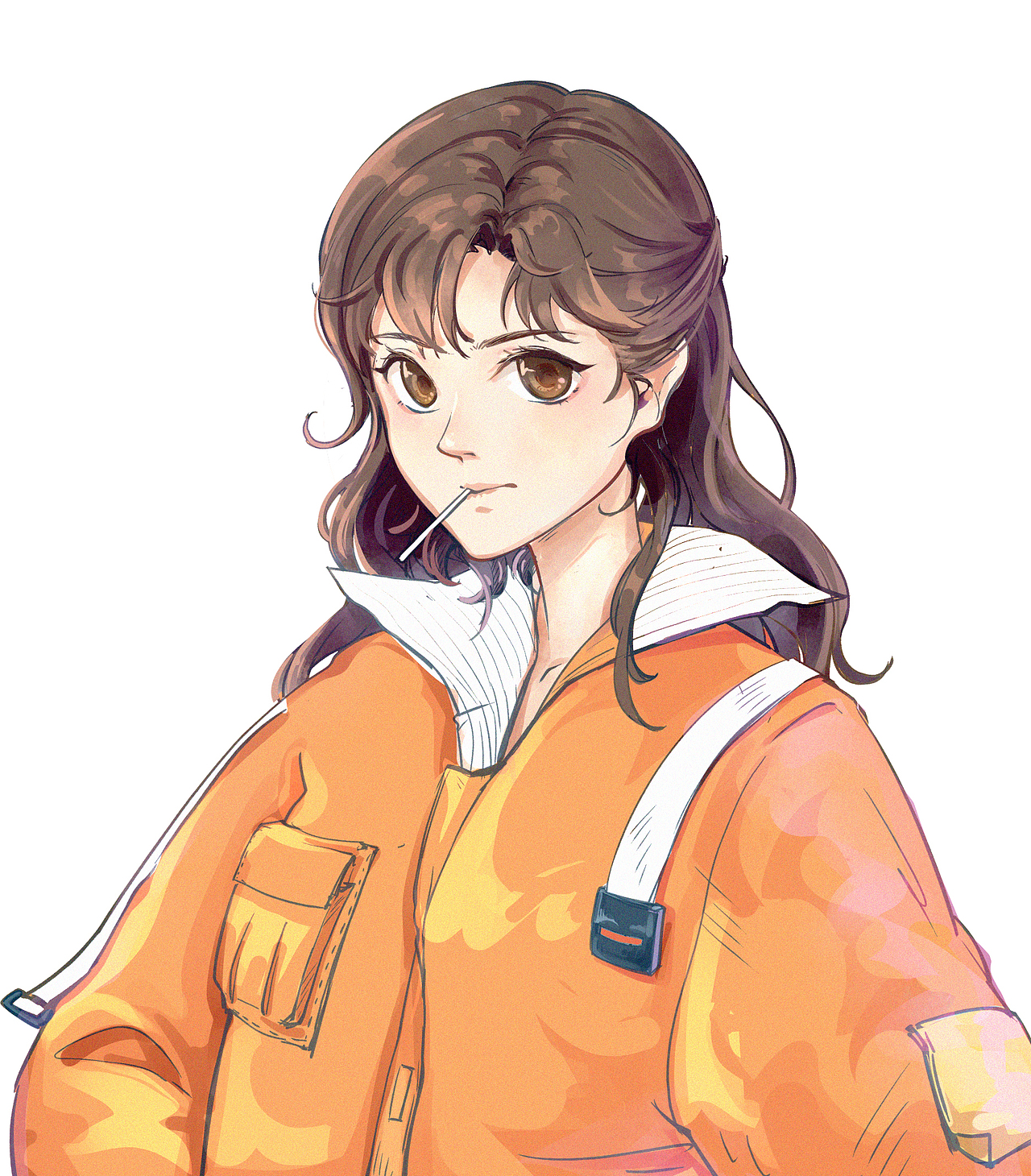 嘴里的是棒棒糖