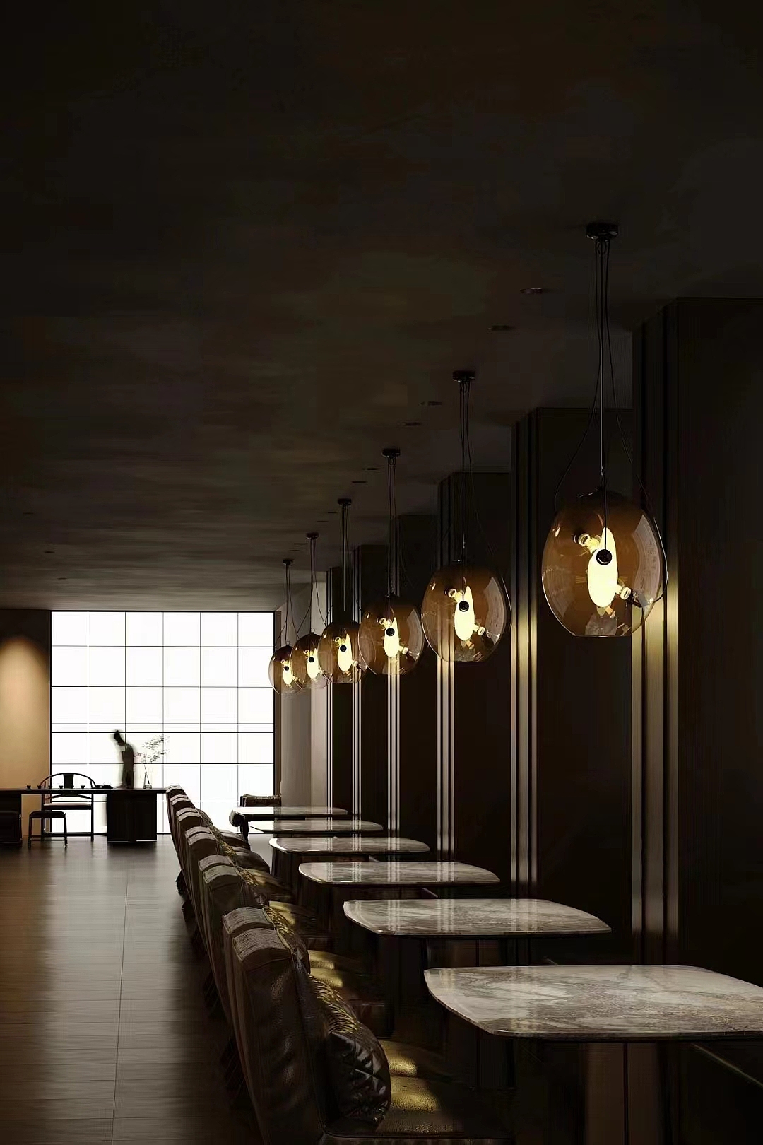 日料空间暗黑设计