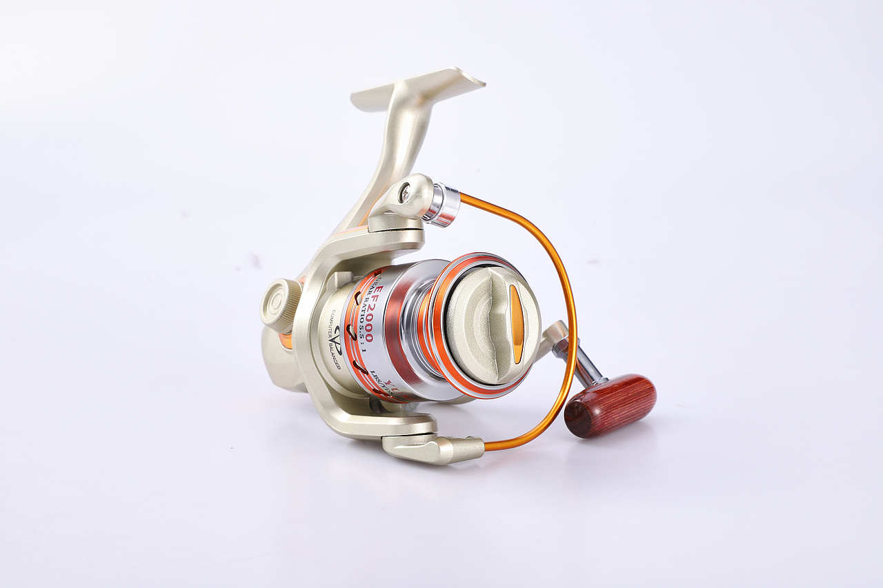 跨境产品渔具鱼轮图片拍摄