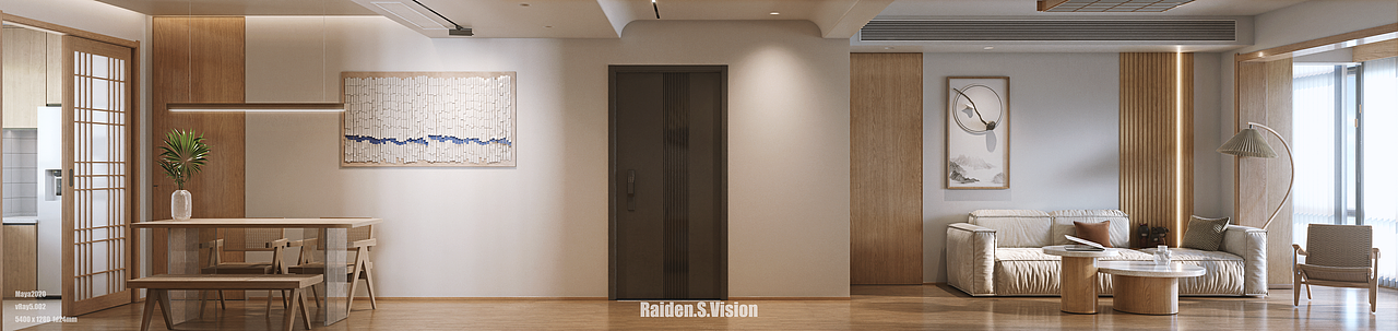 日式原木风家装设计案例