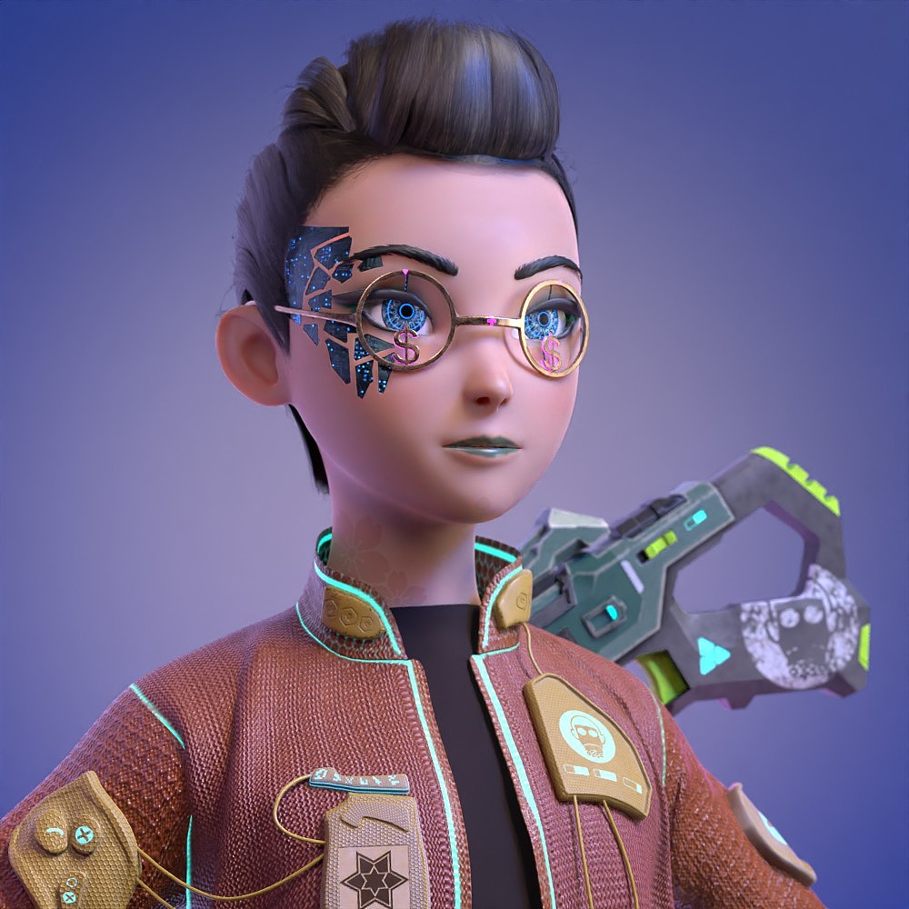 自制原创非同质化赛博头像（图ZMzUzNDM1MTg4） - 人物/生物 - 站酷设计师VitoTang原创素材 - 站酷ZCOOL