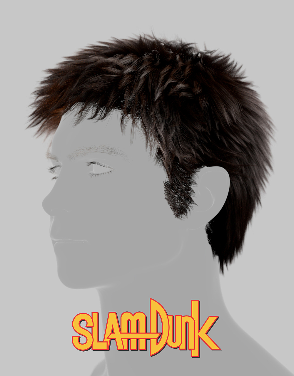 C4D毛发制作:致敬《SLAMDUNK》角色(图ZMzQ0MTY0ODM2) - 人物/生物 - 站酷设计师aronho原创素材 - 站酷ZCOOL