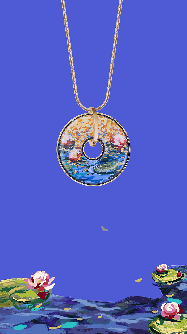 莫奈橘园-图案动画（图ZMzQ2OTEwMjIw） - 图案 - 站酷设计师我不希望你是雨原创素材 - 站酷ZCOOL