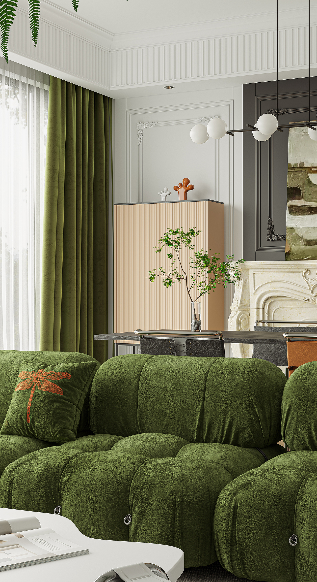 UU空间设计:简约法式的浪漫