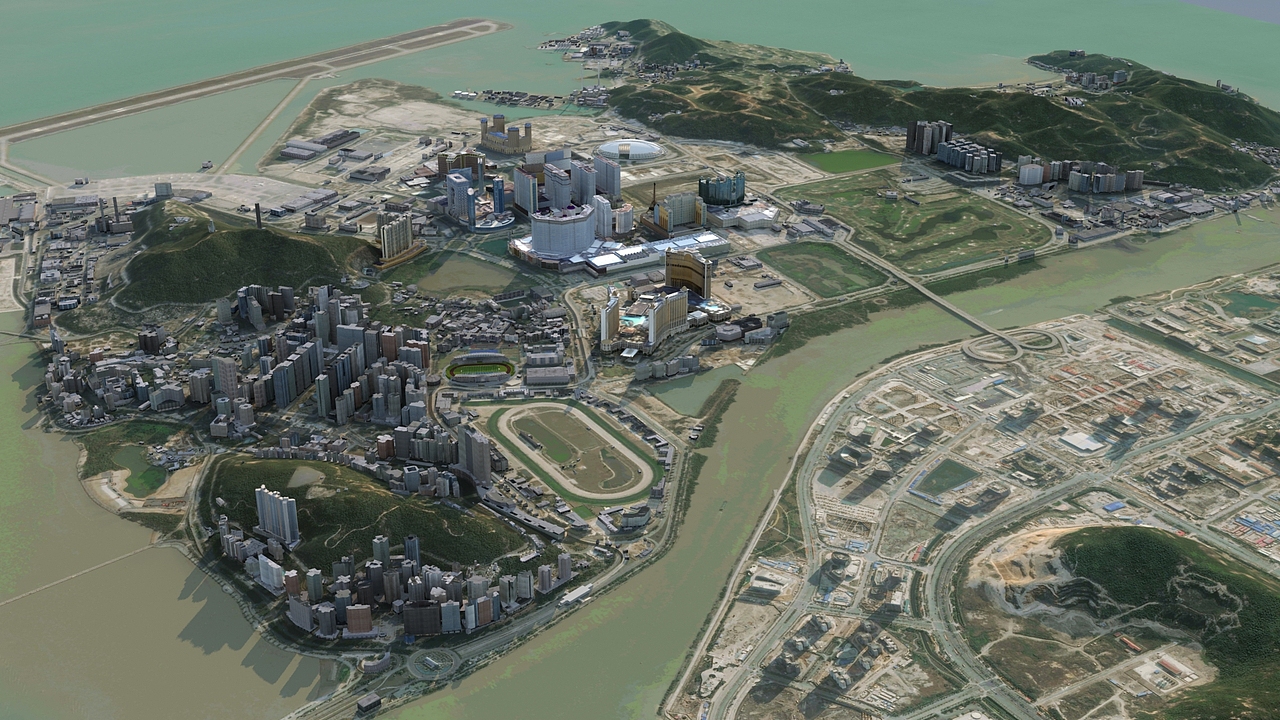 澳门3d城市模型