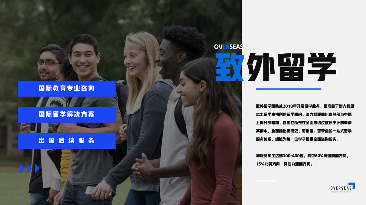 overseas致外留学机构公司介绍PPT