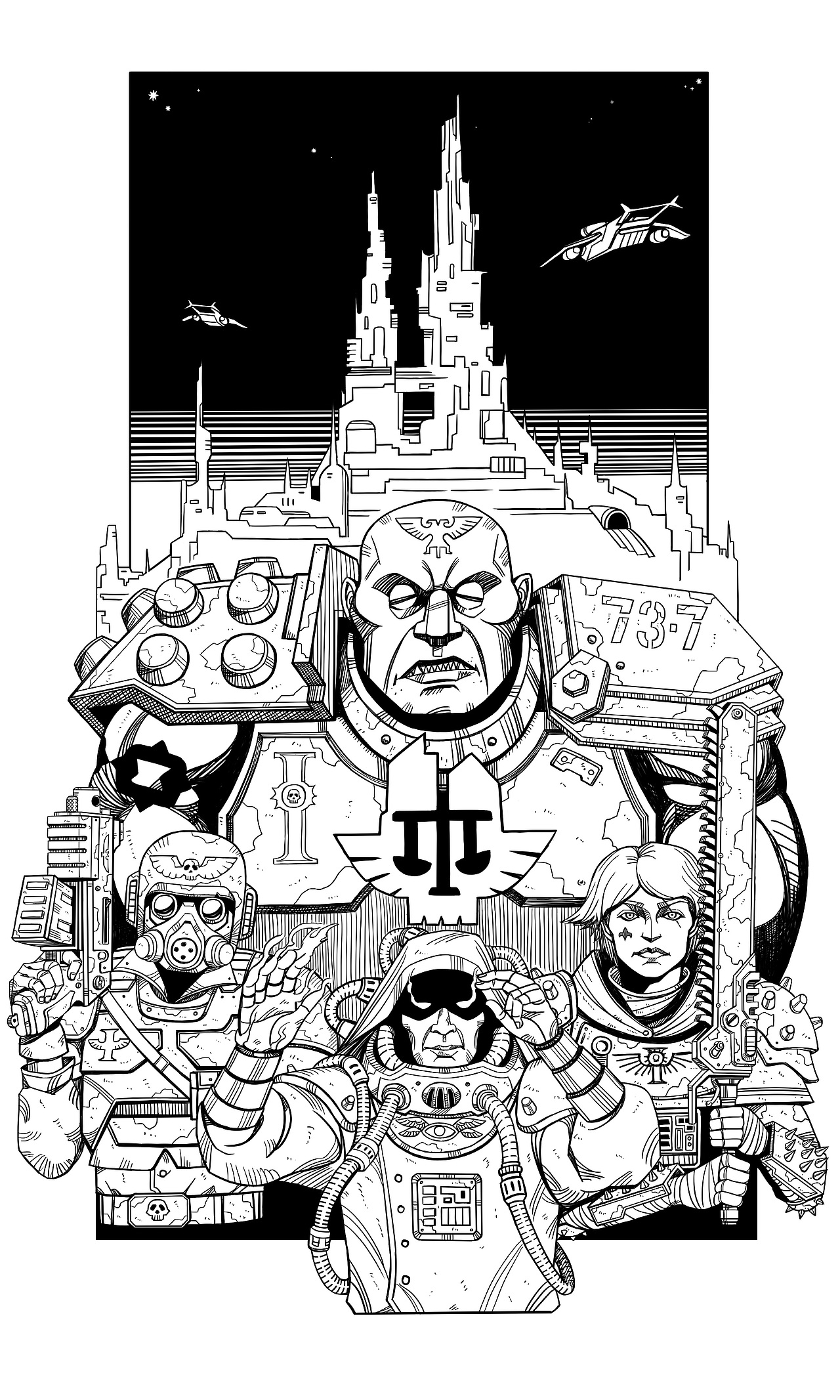 赛博朋克武士（图ZMzI1NDYxNDUy） - 商业插画 - 站酷设计师泓穗hongsui原创素材 - 站酷ZCOOL