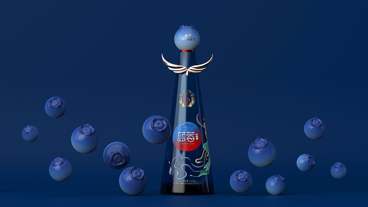 悠蜜蓝莓果汁包装设计（图ZMzY5MTI0MjIw） - 包装 - 站酷设计师全胜民原创素材 - 站酷ZCOOL