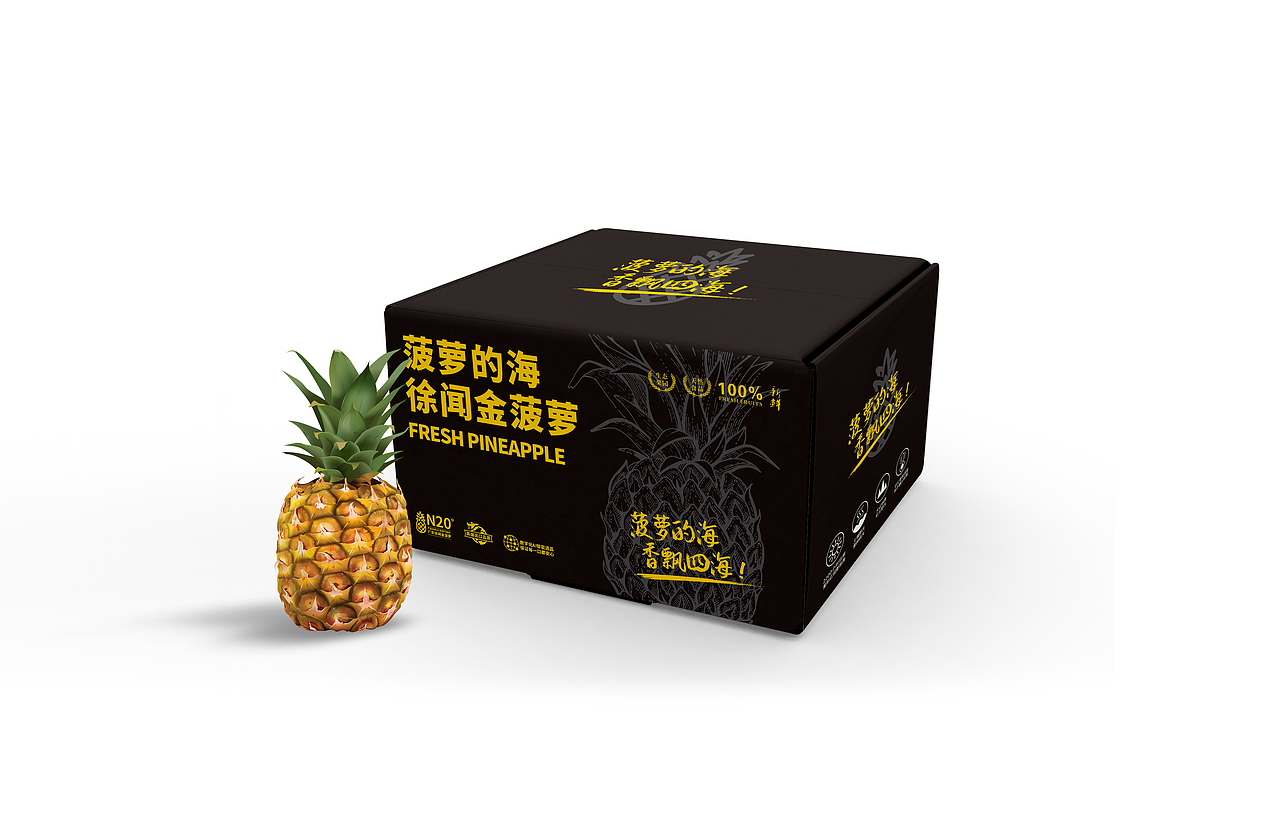 正本设计|菠萝的海 产品包装设计