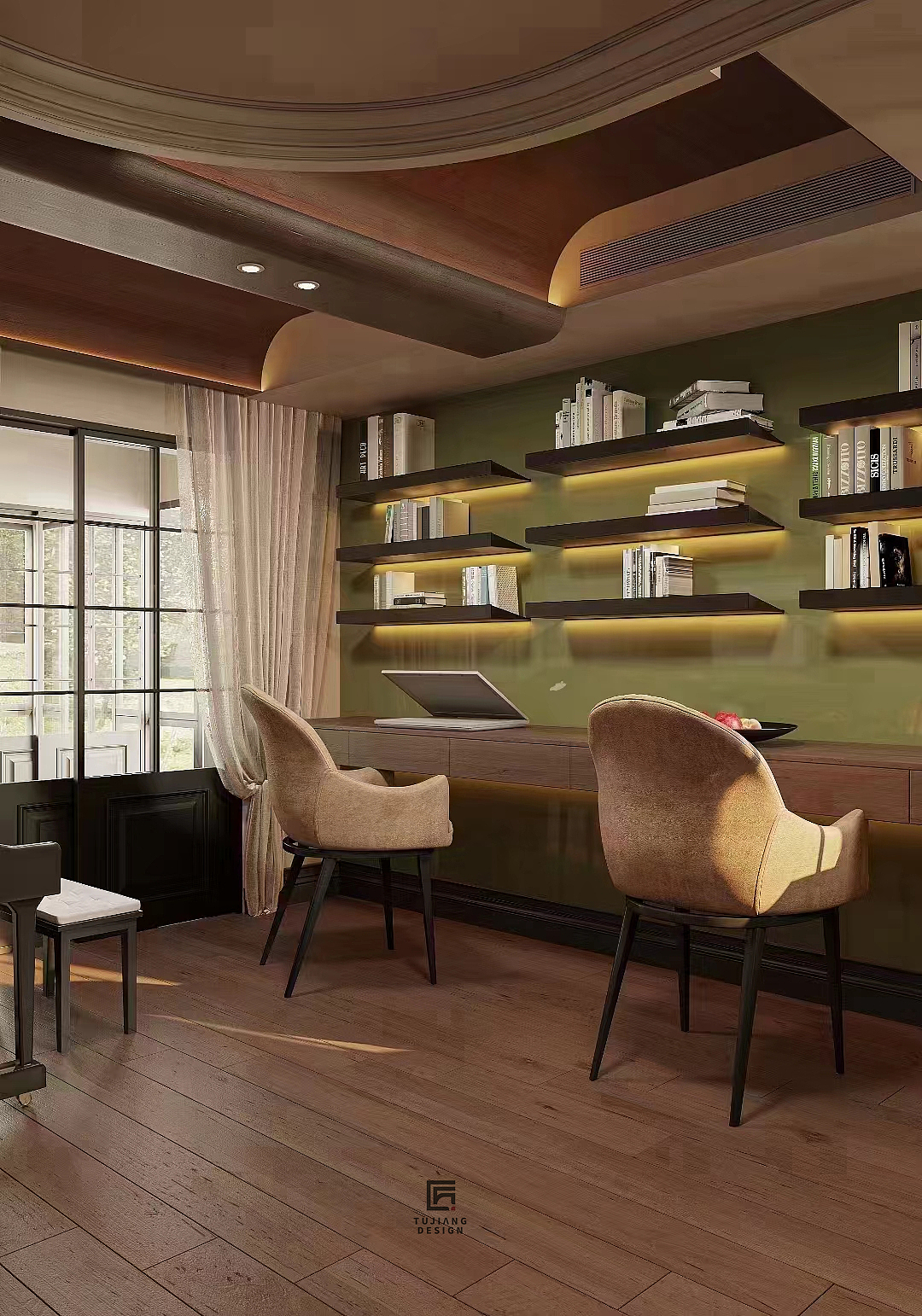 复古美式设计案例|终生浪漫的开始