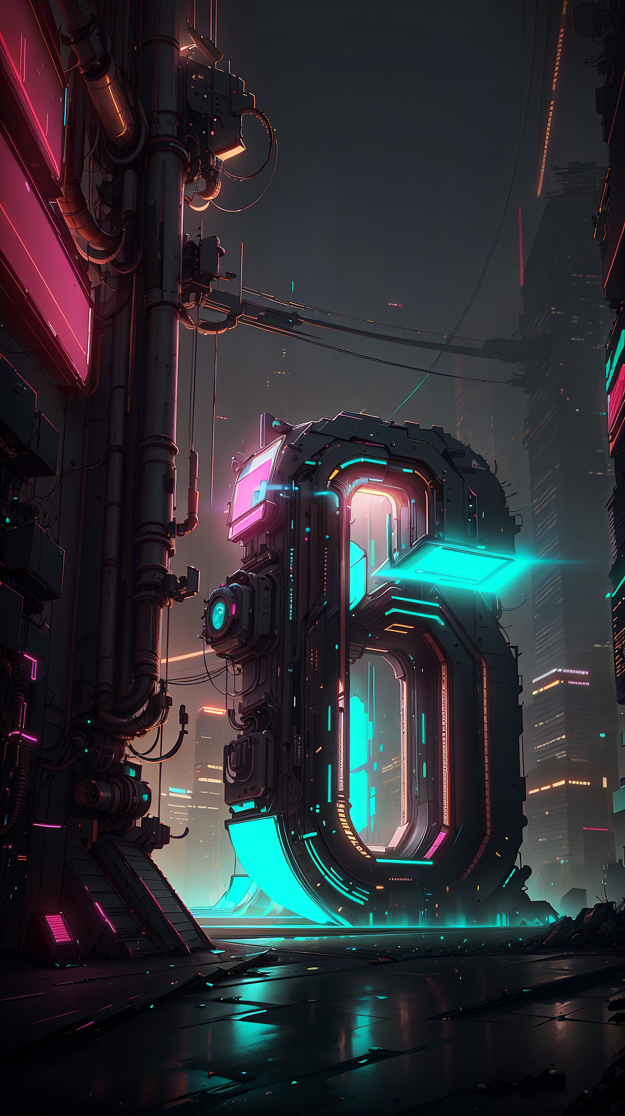 AIGC_“数字海报”《赛博朋克风》