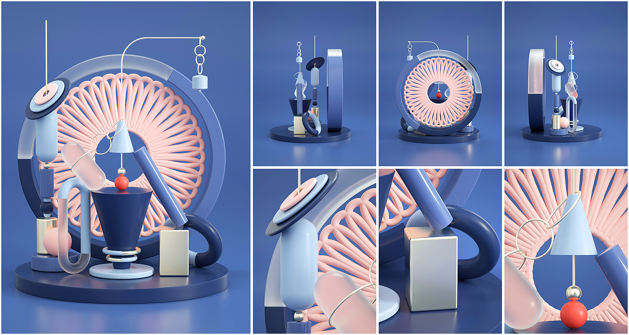 某童鞋的C4D课堂04期第一章【学生作业】整理（图ZMzA1MTg0MDEy） - 其他三维 - 站酷设计师某童鞋原创素材 - 站酷ZCOOL