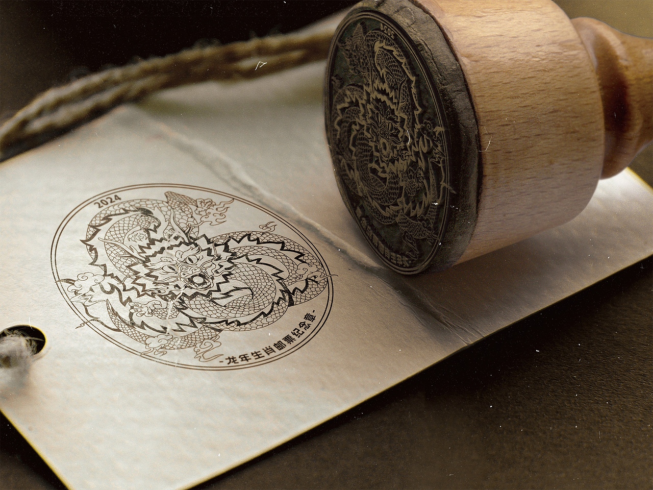 生肖有礼丨甲辰贺岁 龙年邮票/纪念章（图ZMzU4NTU2OTIw） - 创作习作 - 站酷设计师猫盒二三原创素材 - 站酷ZCOOL